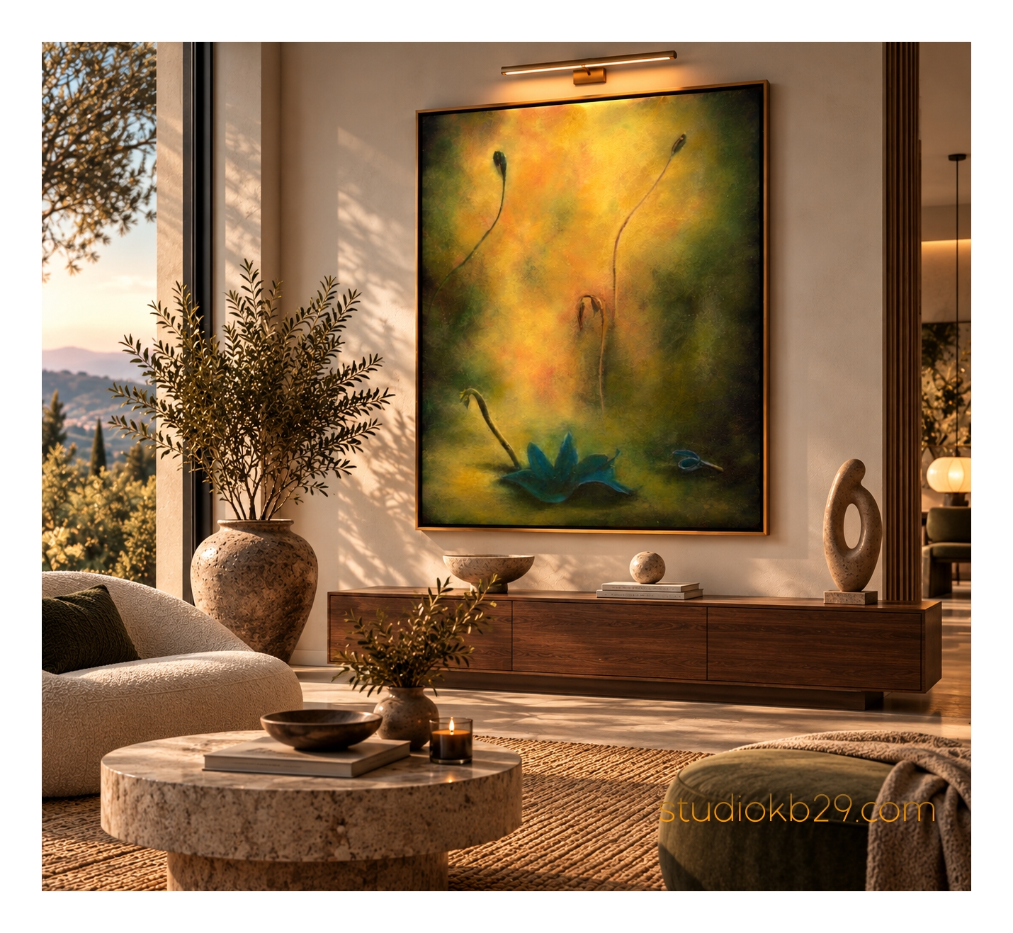 The Quiet Emergence – Surreal Abstract Art No. 2 An Imaginary Study of Organic Forms, Light and Stillness - Image 9