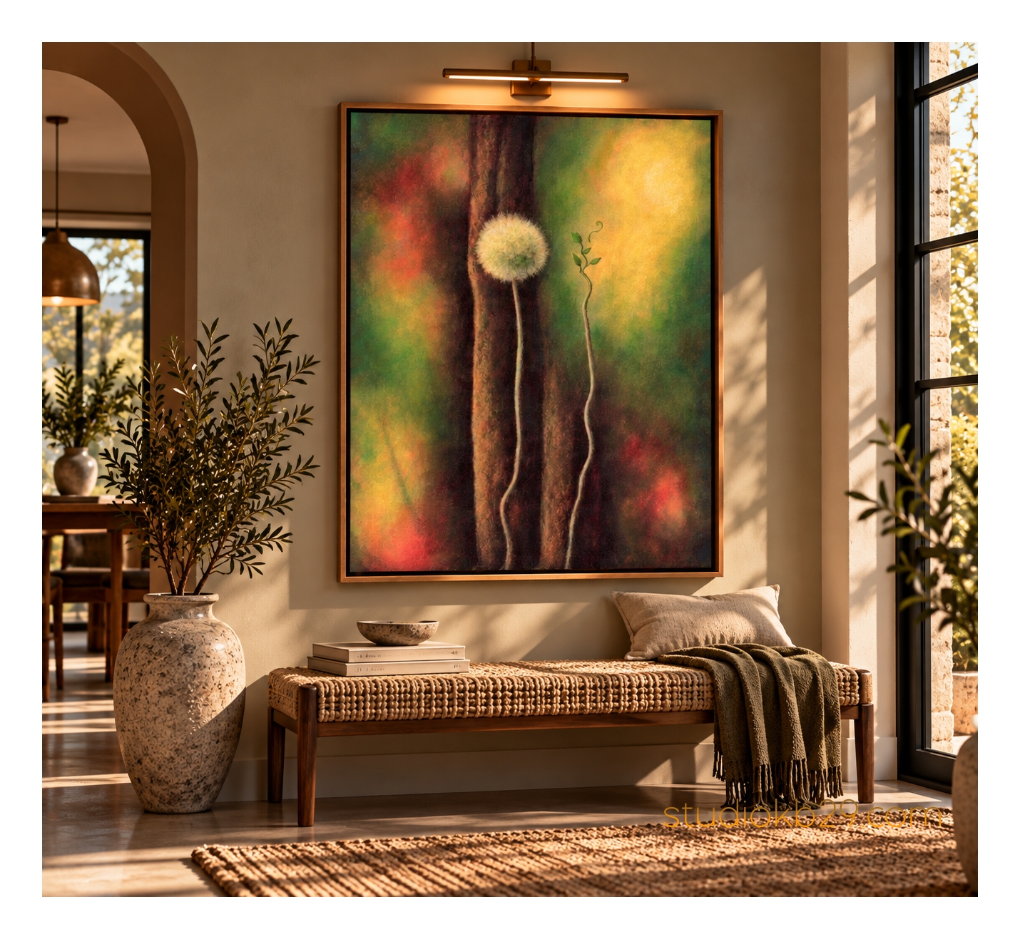 Surreal Abstract Art Print – Whispers of Growth No. 21 - Image 9