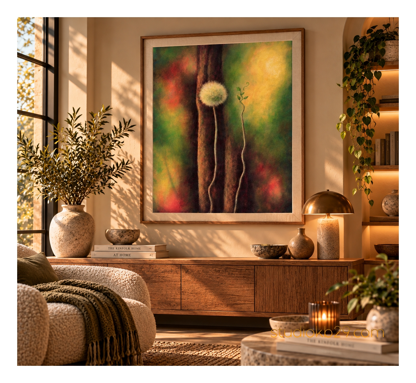 Surreal Abstract Art Print – Whispers of Growth No. 21 - Image 8