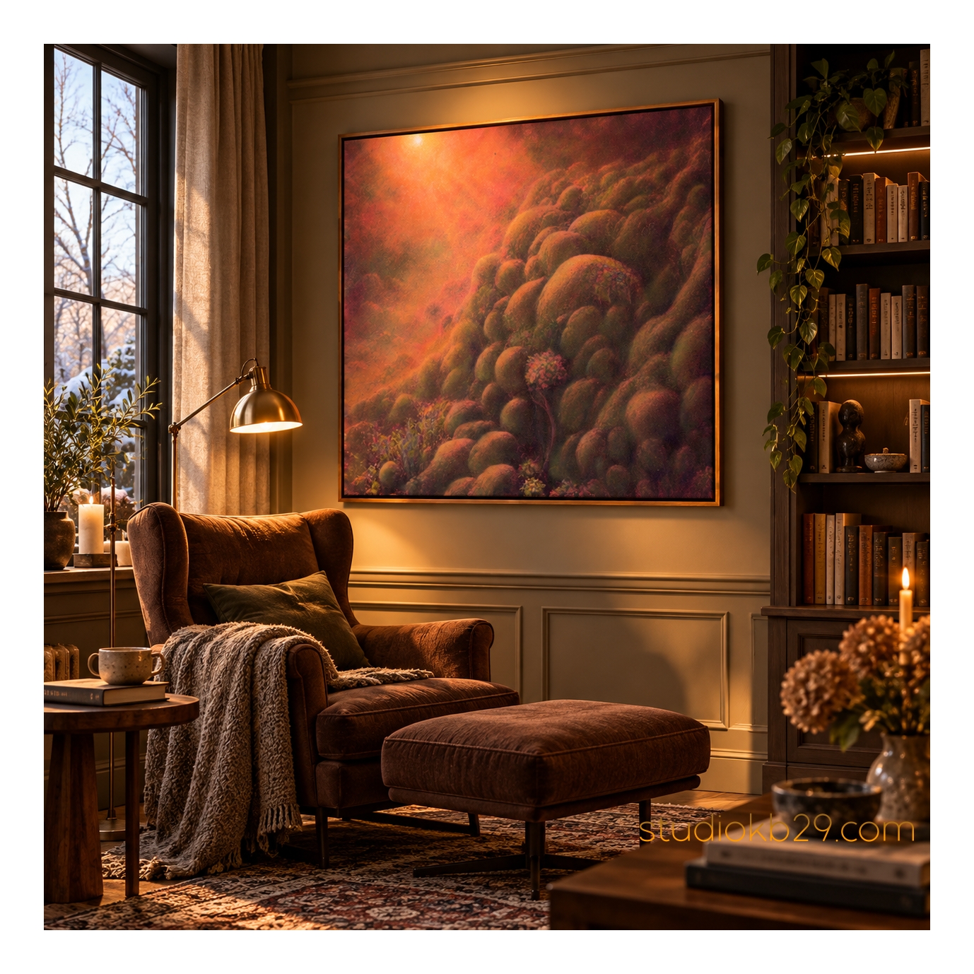 The Garden of Unseen Worlds No. 15 – Surreal Abstract Art - Image 8