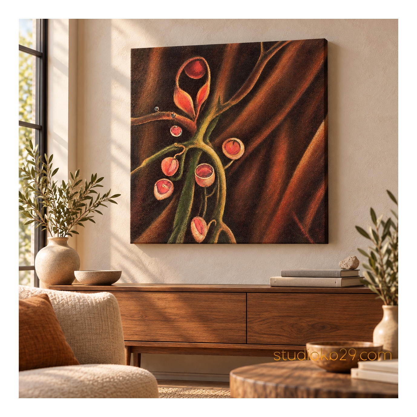 The Secret Architecture of Growth No. 6 – Surreal Abstract Art - Image 15