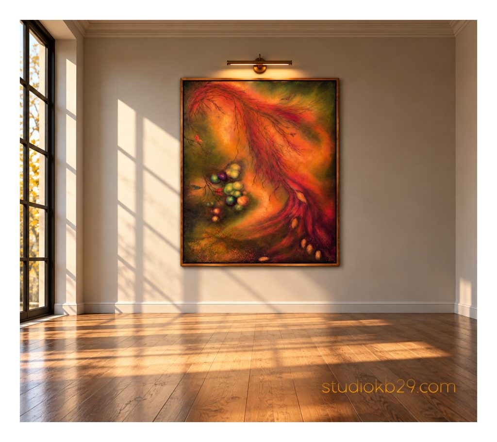 The Hidden Architecture of Life No. 32 – Surreal Abstract Art