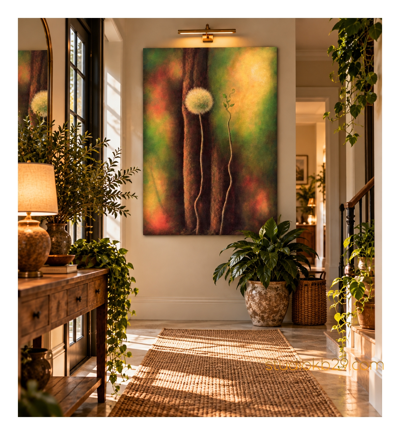 Surreal Abstract Art Print – Whispers of Growth No. 21 - Image 7