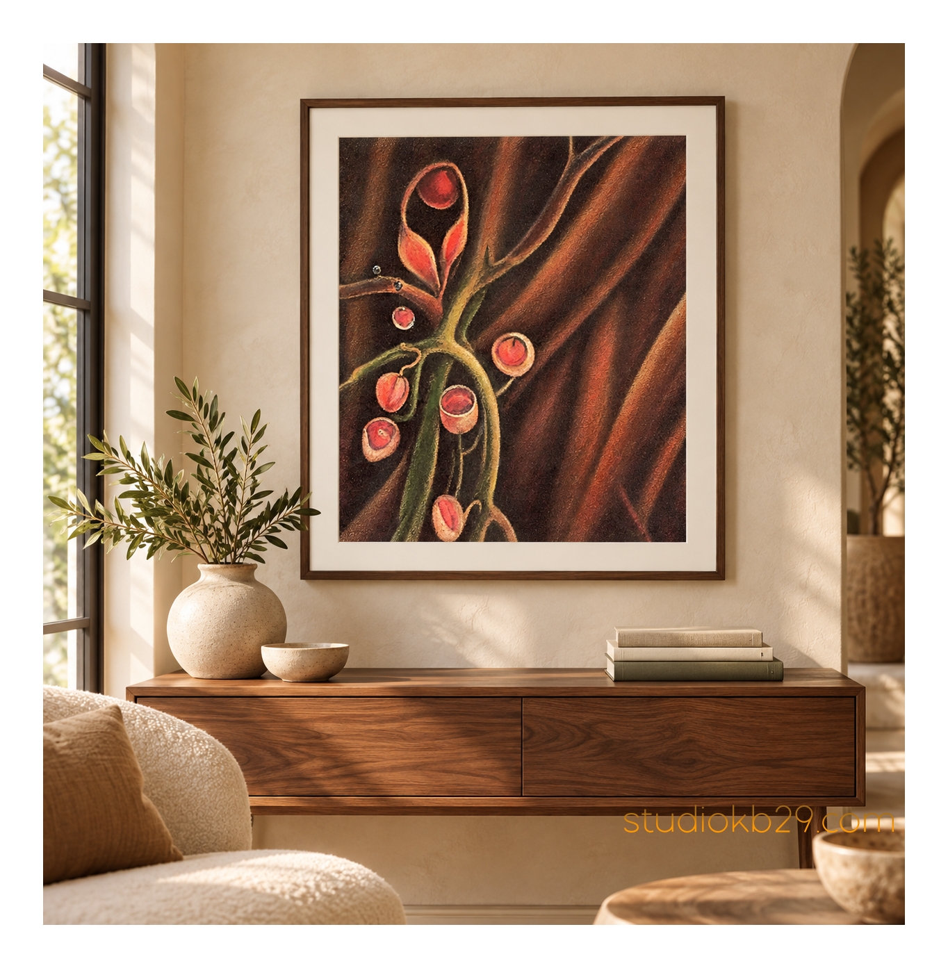 The Secret Architecture of Growth No. 6 – Surreal Abstract Art - Image 9