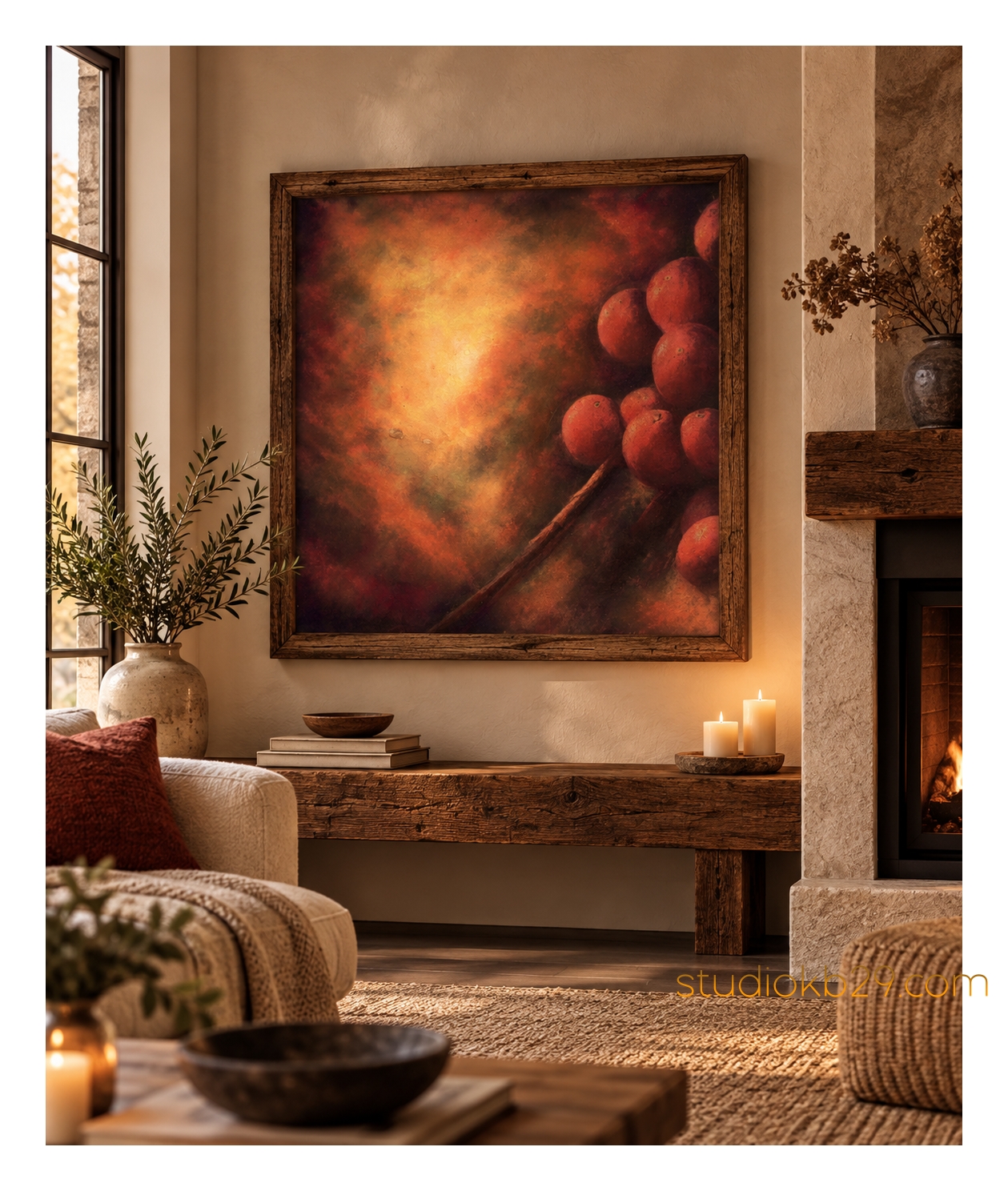 Surreal Abstract Art Print – Echoes of an Imagined World No. 39 - Image 4