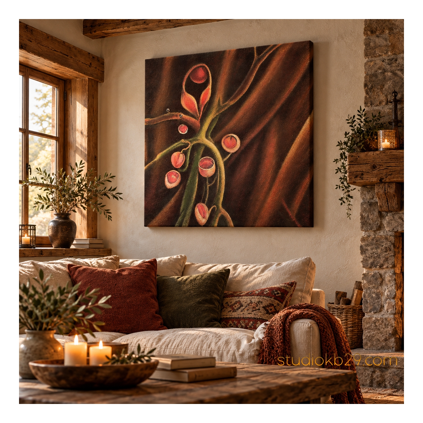 The Secret Architecture of Growth No. 6 – Surreal Abstract Art - Image 6