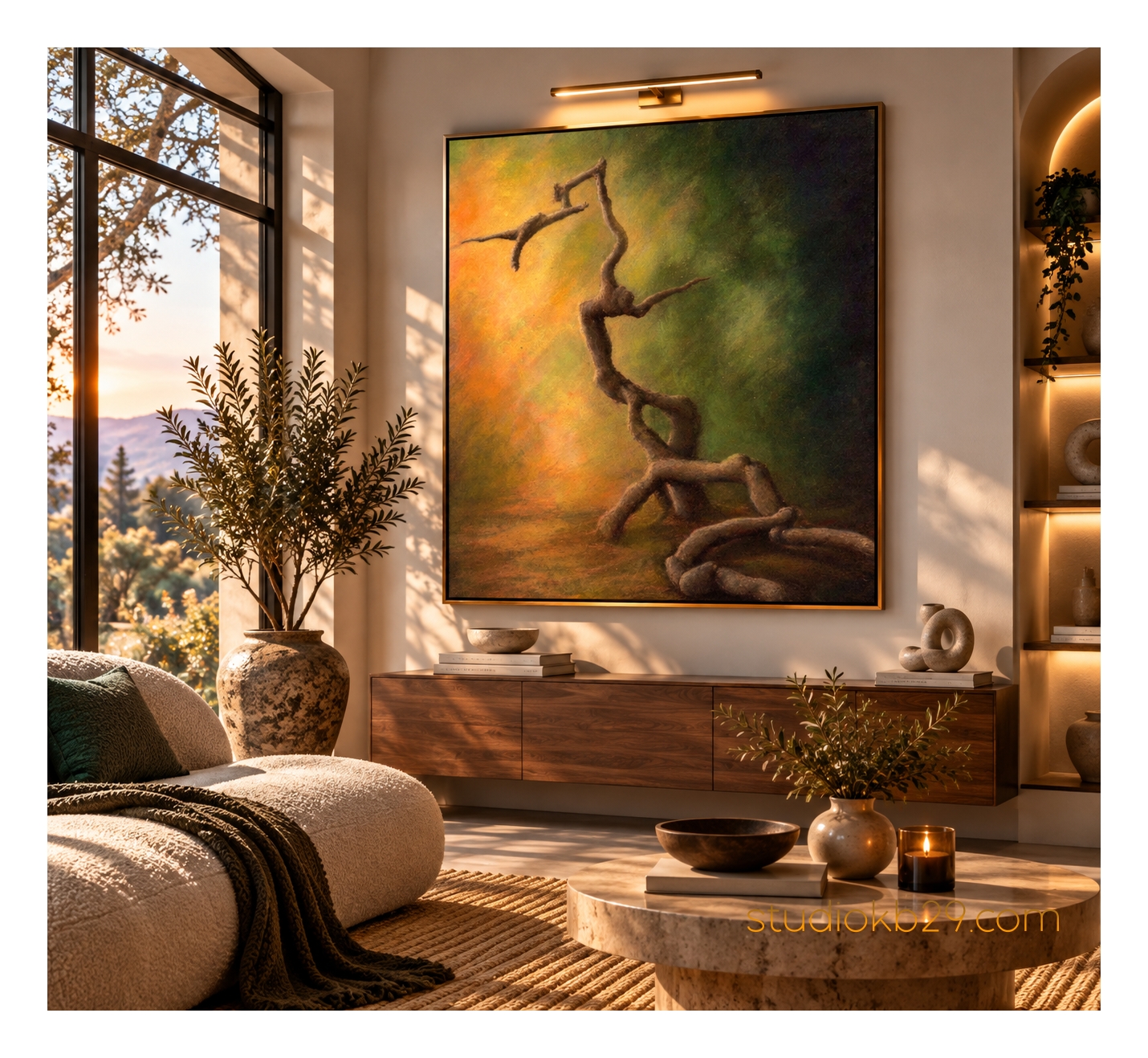 The Twisted Form No. 41 – Surreal Abstract Wall Art - Image 3