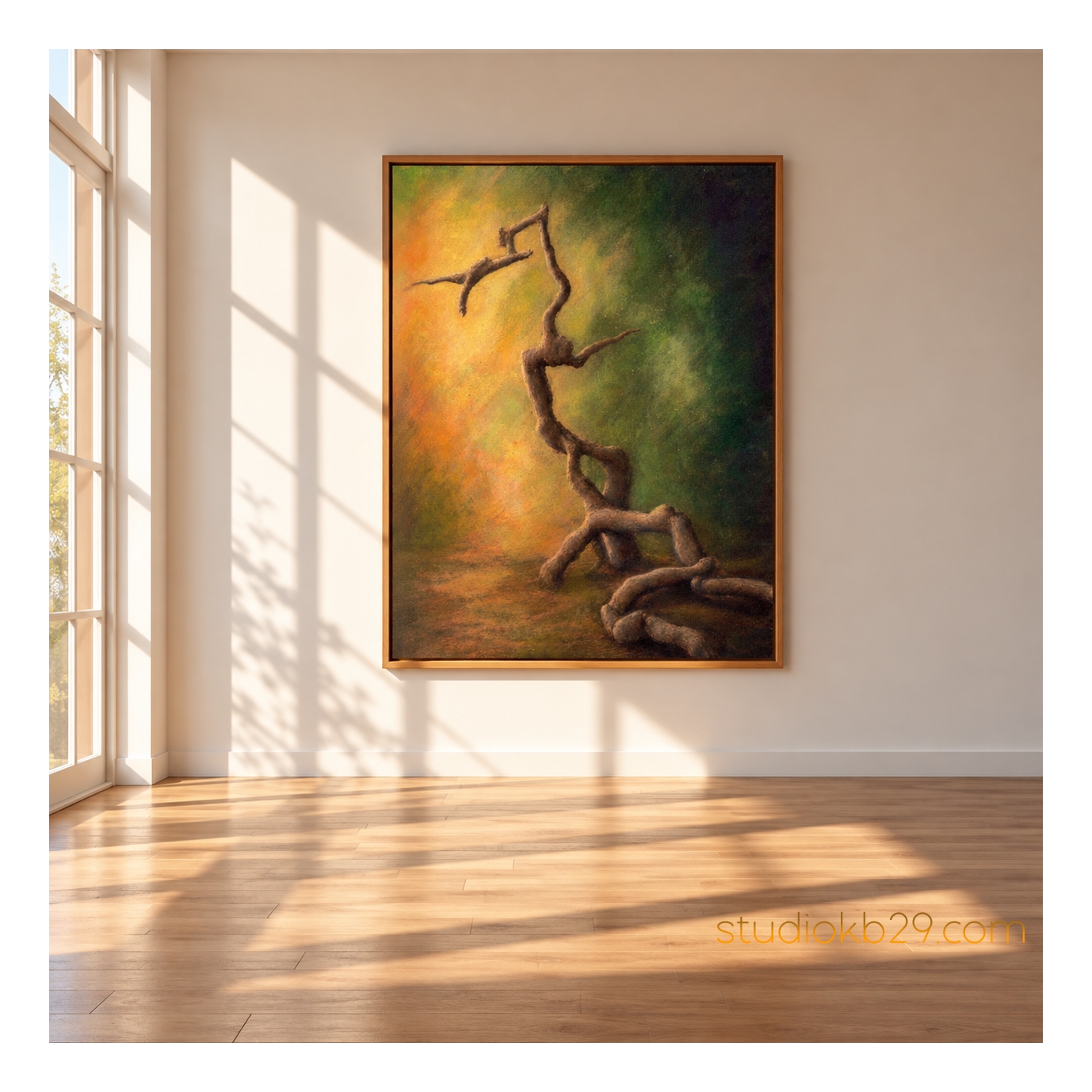 The Twisted Form No. 41 – Surreal Abstract Wall Art - Image 2