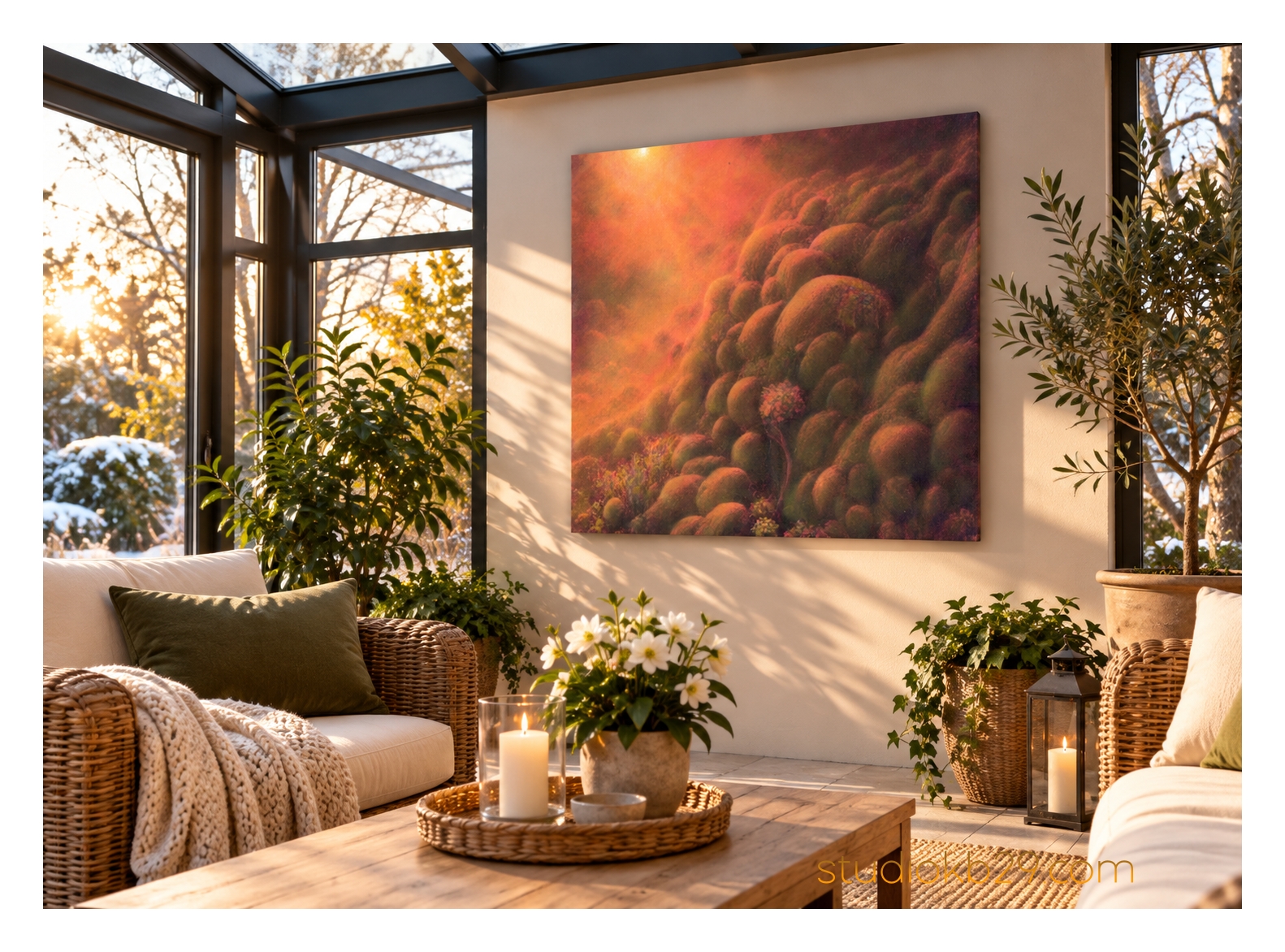 The Garden of Unseen Worlds No. 15 – Surreal Abstract Art - Image 6