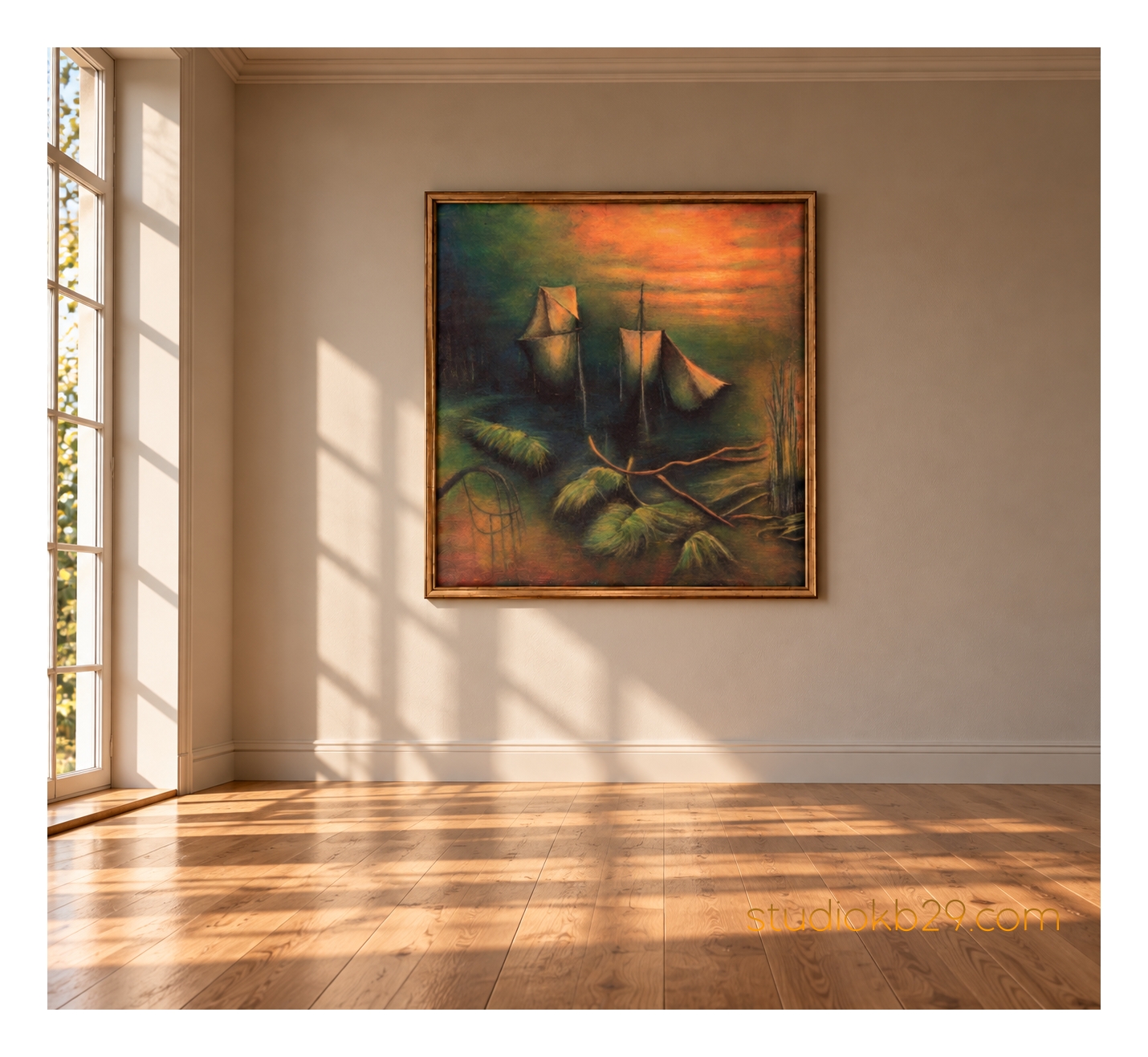 The Shores of Elsewhere No. 13 – Surreal Abstract Art - Image 3