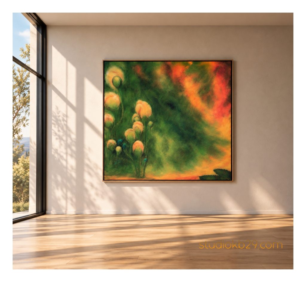 Whispers of the Garden No. 37 – Surreal Botanical Wall Art