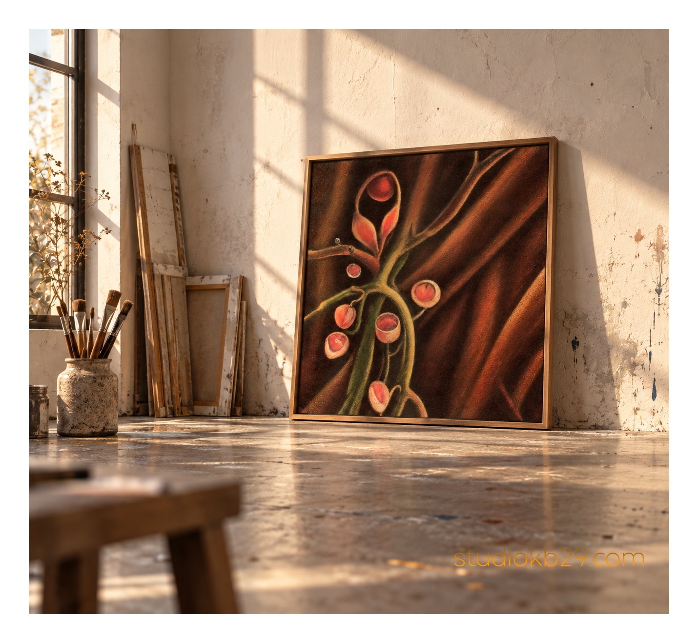 The Secret Architecture of Growth No. 6 – Surreal Abstract Art - Image 5