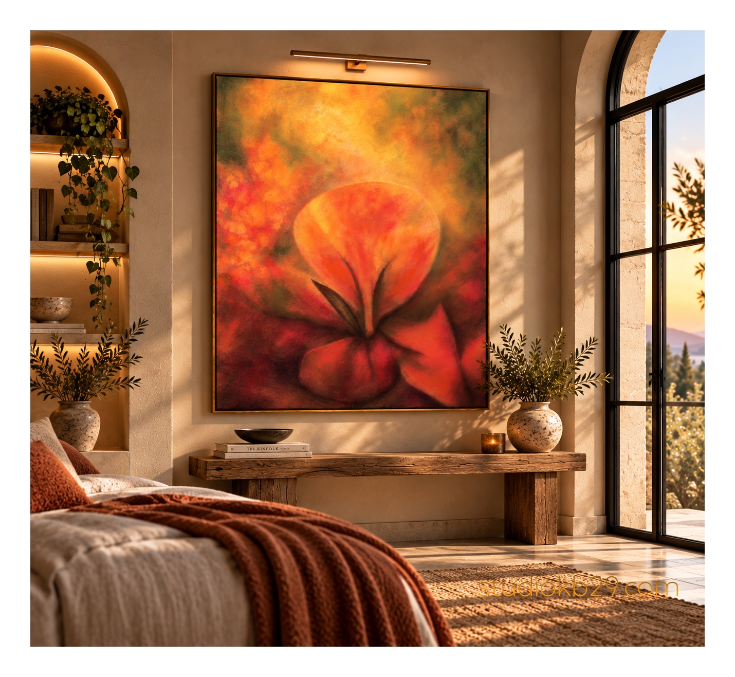 Bloom Beyond Nature – Surreal Abstract Art No. 40 An Imaginary Study of Organic Form and Light - Image 5