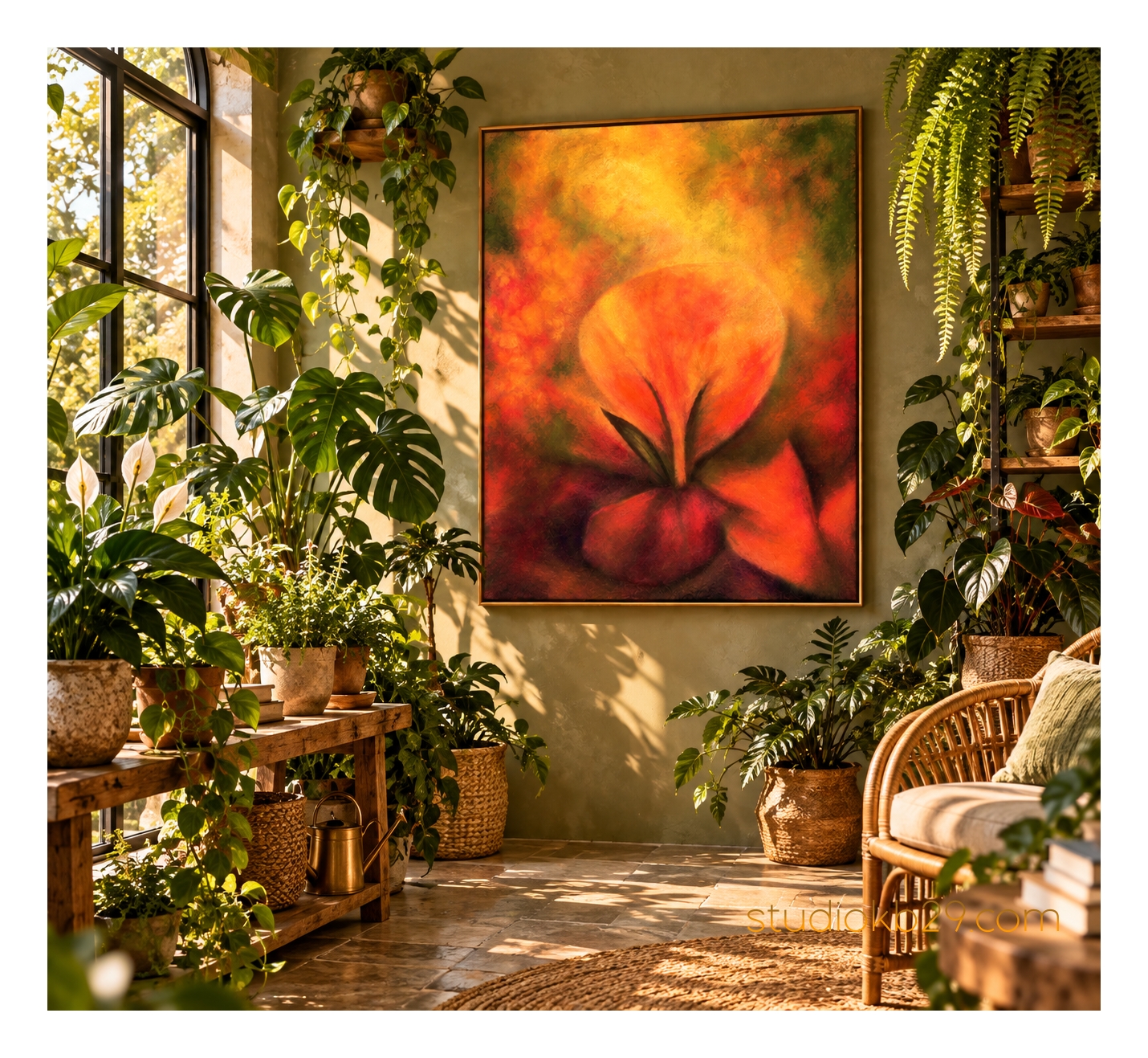 Bloom Beyond Nature – Surreal Abstract Art No. 40 An Imaginary Study of Organic Form and Light - Image 4