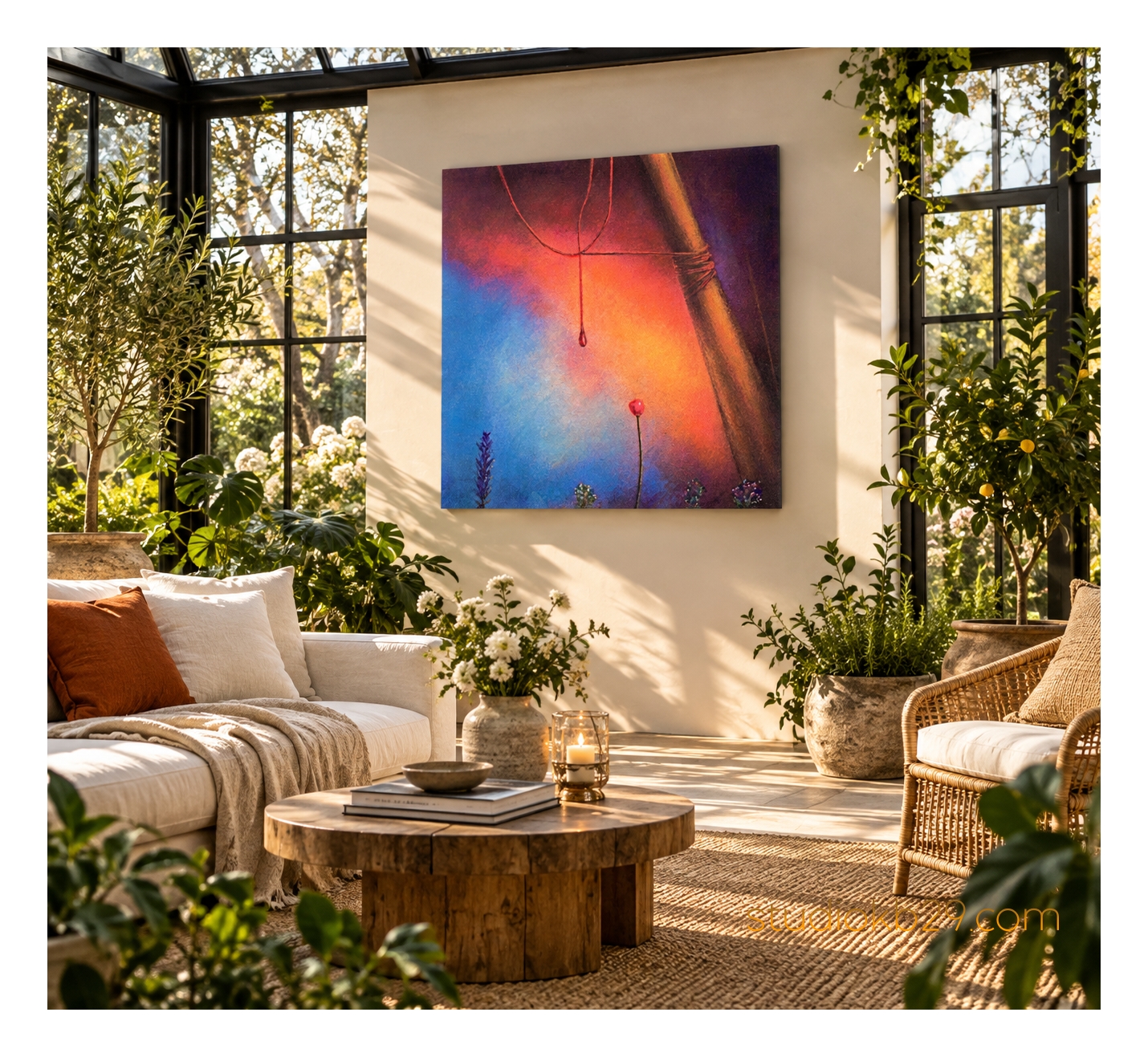 No. 27 The Fragile Geometry of Dreams – Surreal Abstract Art - Image 3