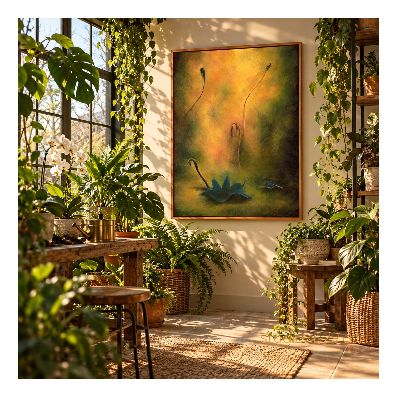 The Quiet Emergence – Surreal Abstract Art No. 2 An Imaginary Study of Organic Forms, Light and Stillness - Image 3