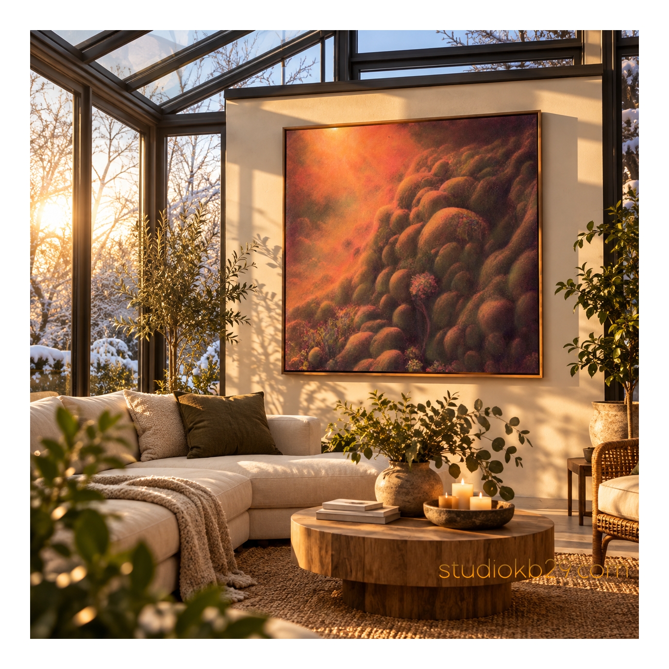 The Garden of Unseen Worlds No. 15 – Surreal Abstract Art - Image 3