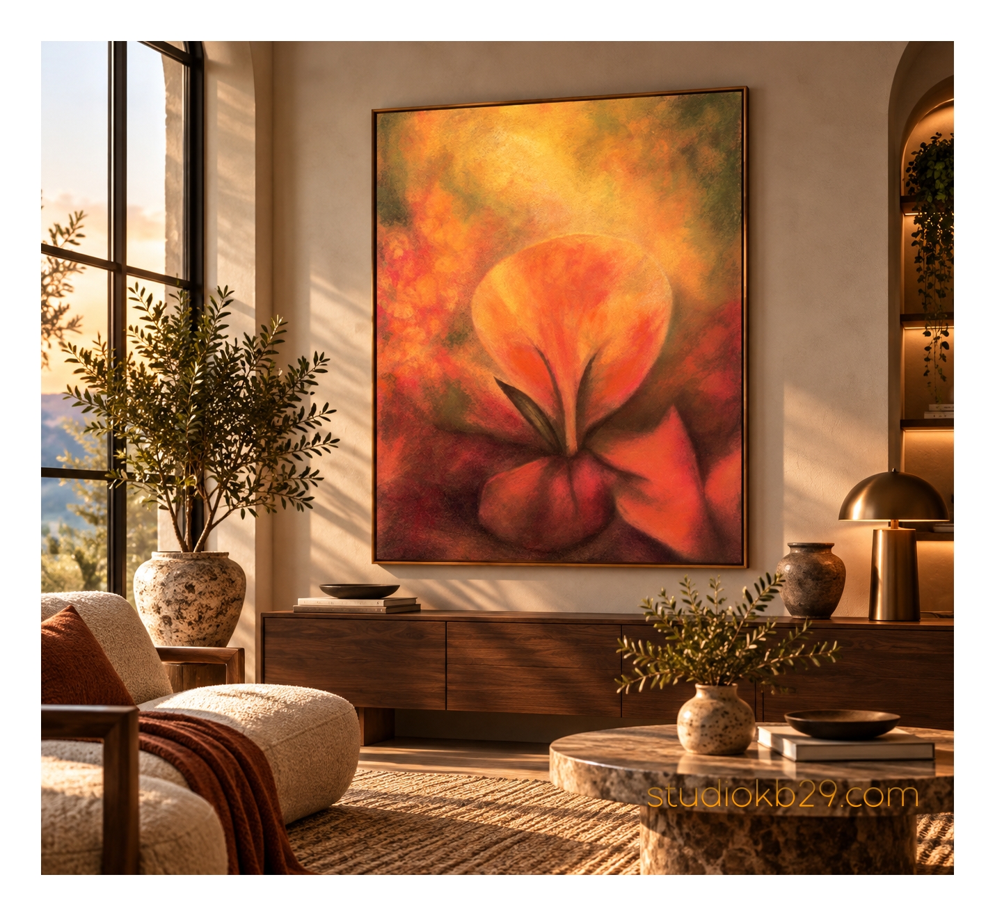 Bloom Beyond Nature – Surreal Abstract Art No. 40 An Imaginary Study of Organic Form and Light - Image 3
