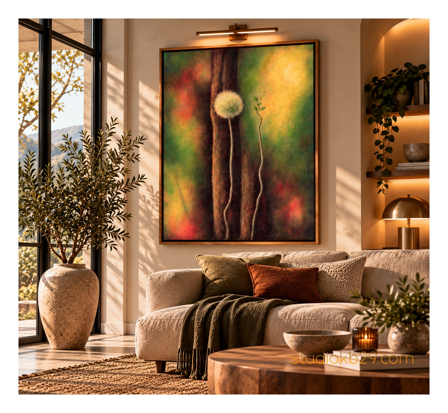 Surreal Abstract Art Print – Whispers of Growth No. 21 - Image 4