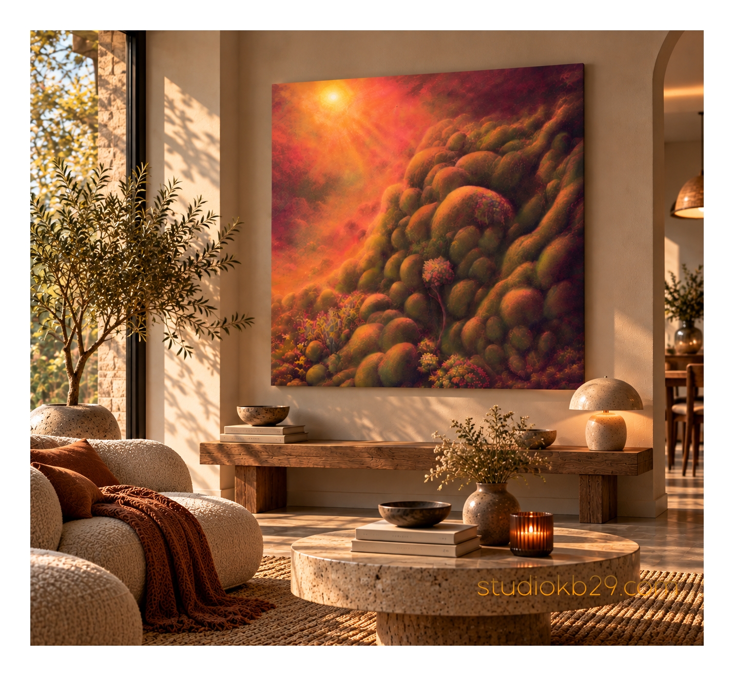 The Garden of Unseen Worlds No. 15 – Surreal Abstract Art - Image 2