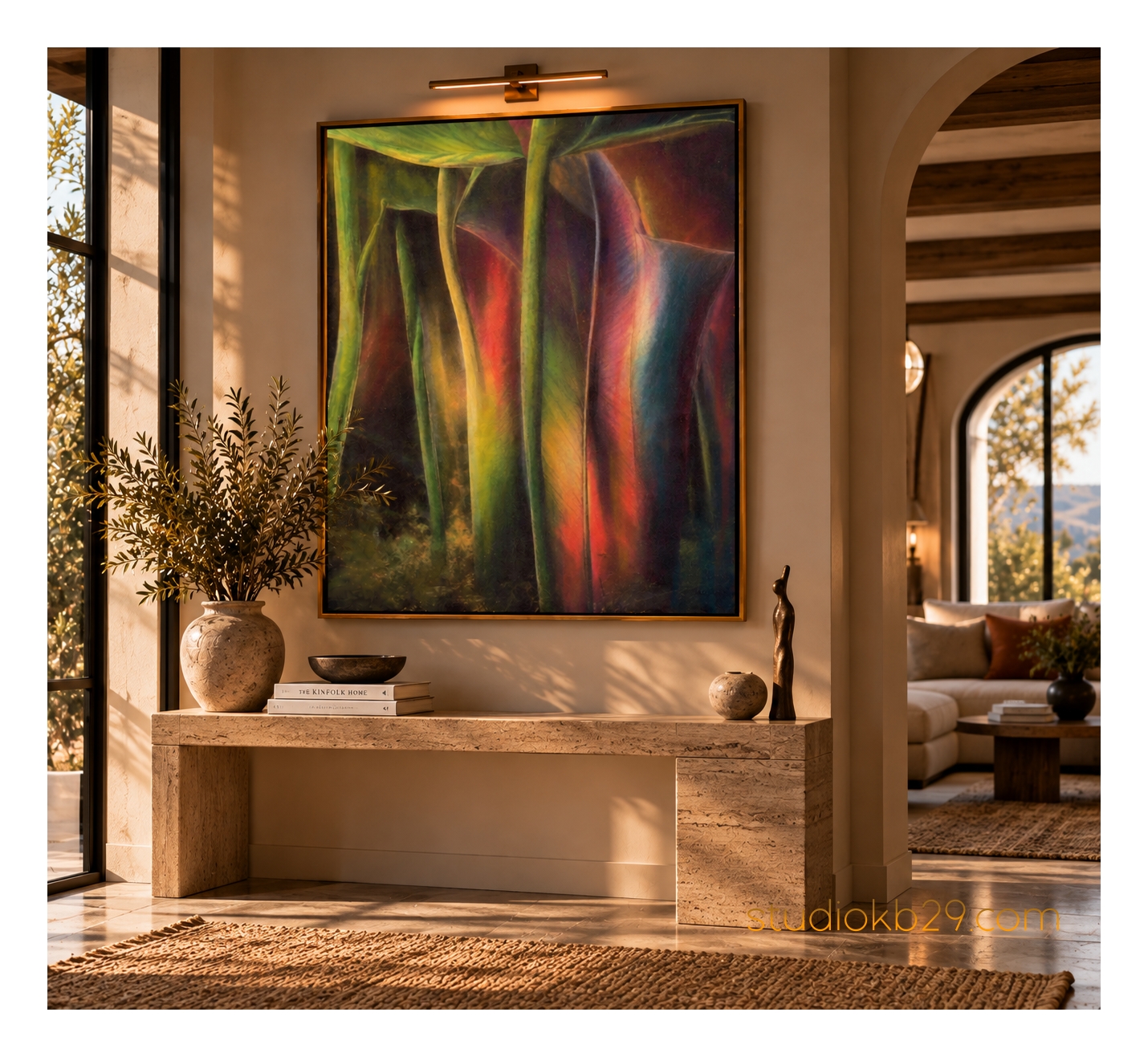 Surreal Abstract Art Print – Botanical Dimensions No. 24 - Image 4