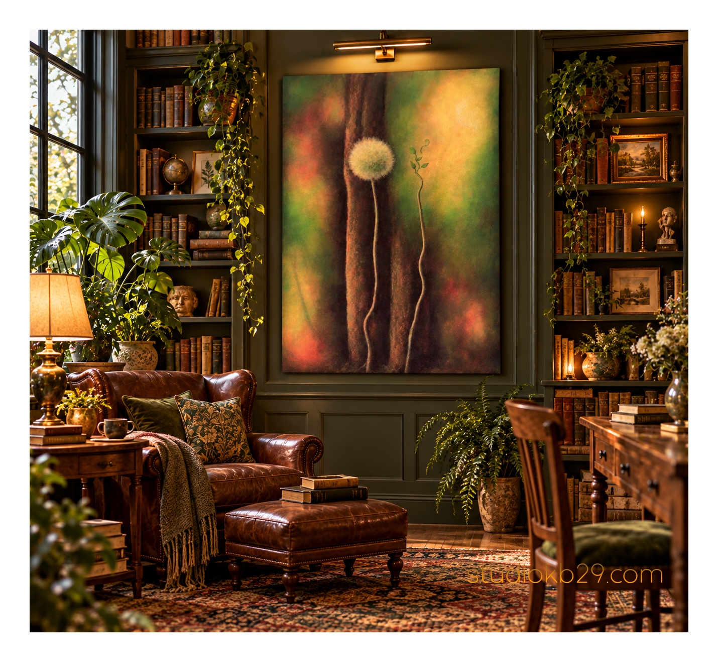 Surreal Abstract Art Print – Whispers of Growth No. 21 - Image 3