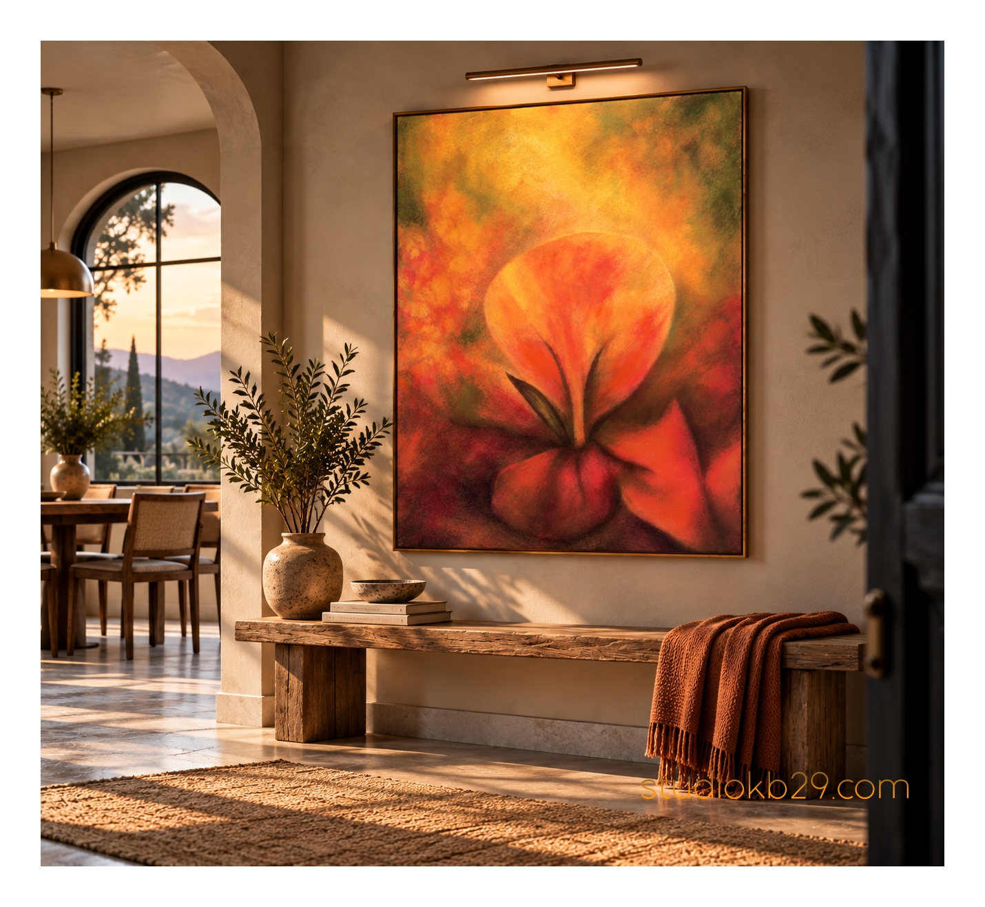Bloom Beyond Nature – Surreal Abstract Art No. 40 An Imaginary Study of Organic Form and Light
