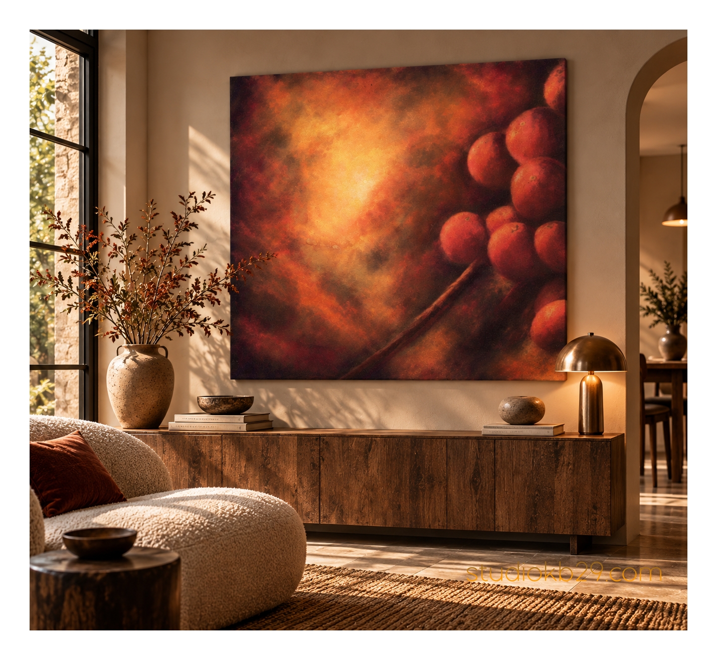 Surreal Abstract Art Print – Echoes of an Imagined World No. 39