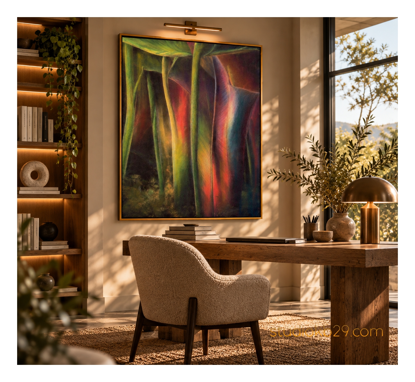 Surreal Abstract Art Print – Botanical Dimensions No. 24 - Image 3