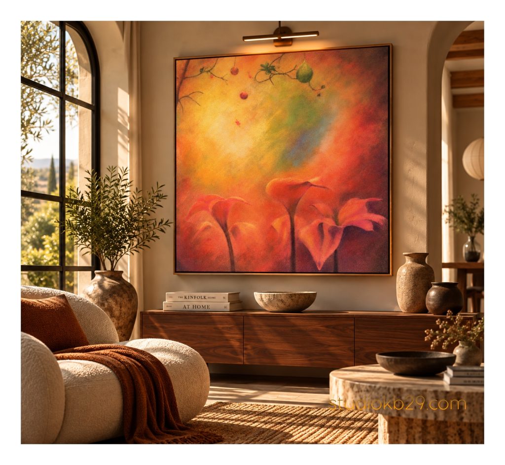 Surreal Abstract Art Print – A Garden Beyond Reality No. 05
