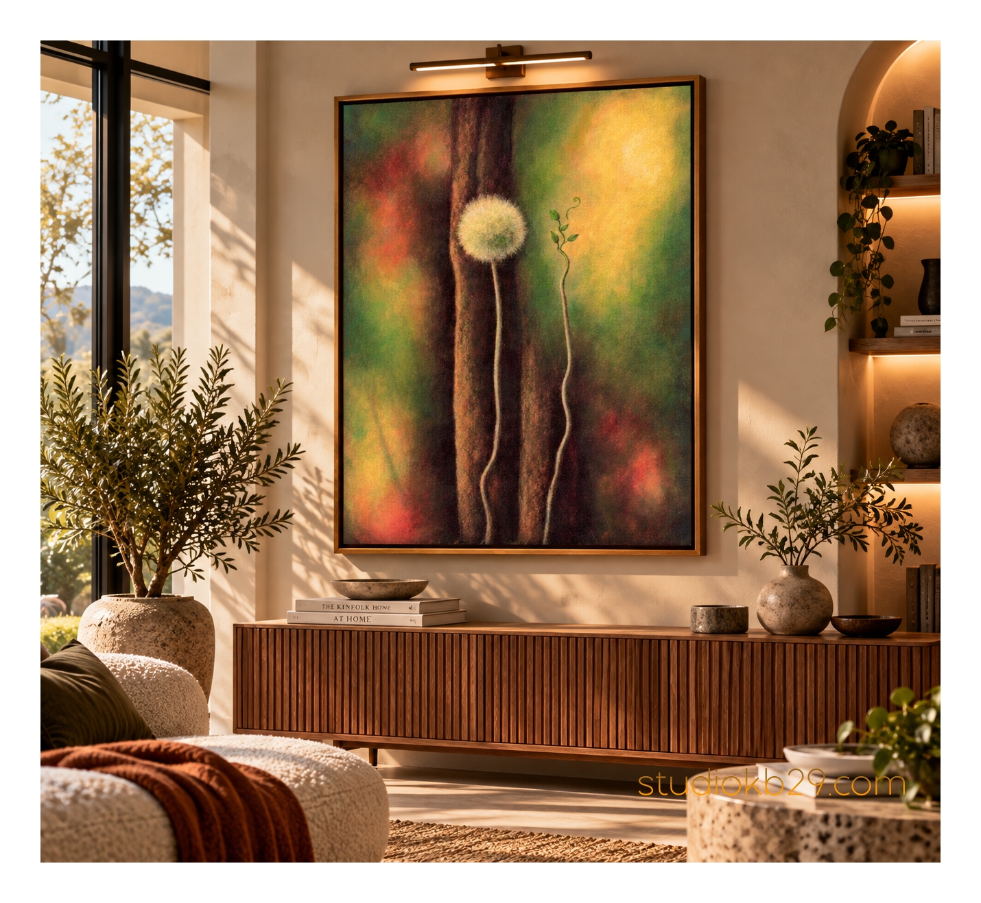 Surreal Abstract Art Print – Whispers of Growth No. 21 - Image 2