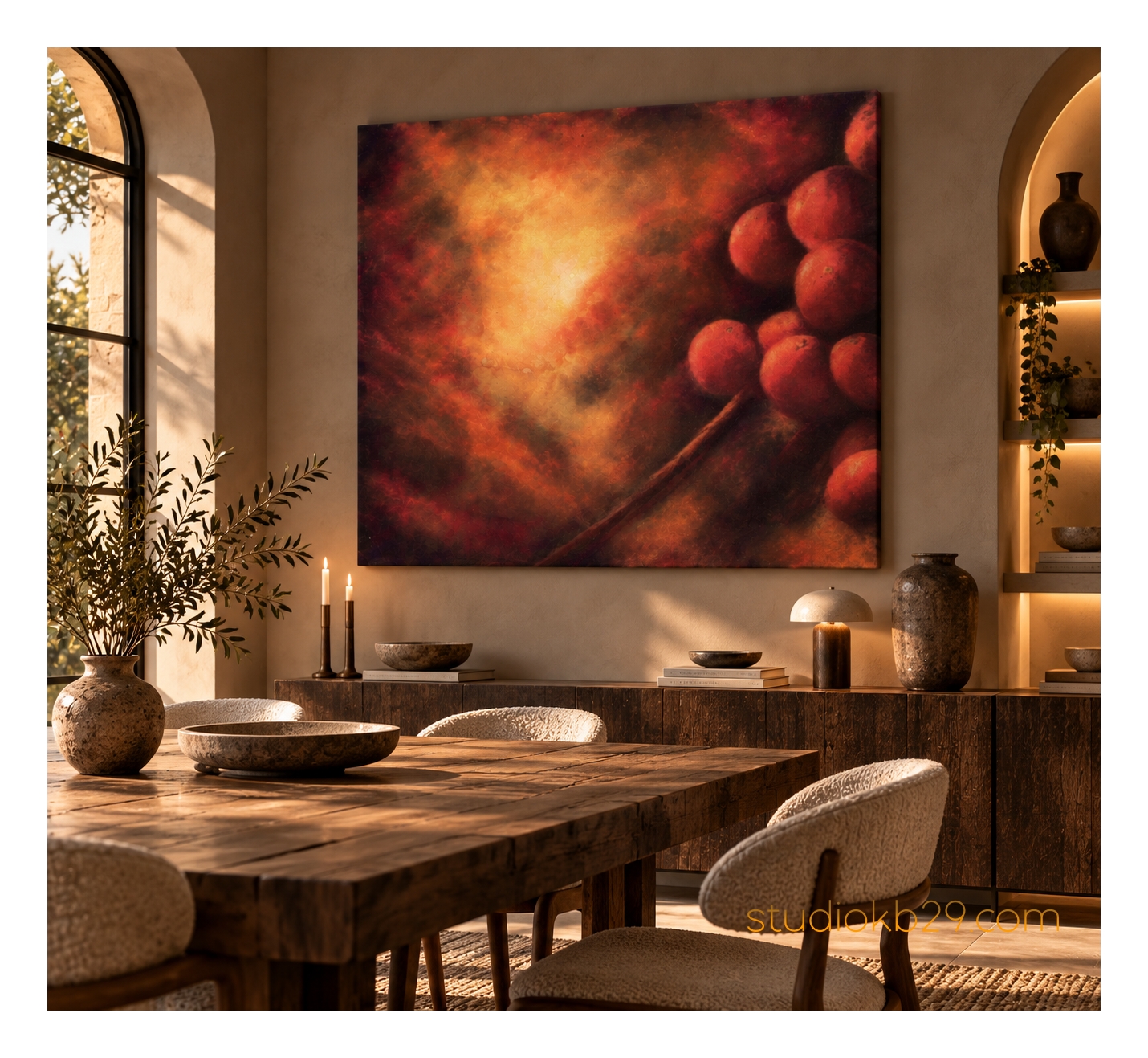 Surreal Abstract Art Print – Echoes of an Imagined World No. 39 - Image 2