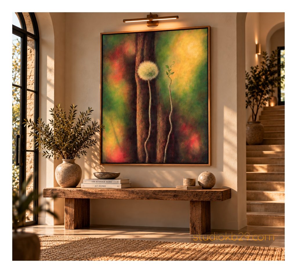 Surreal Abstract Art Print – Whispers of Growth No. 21
