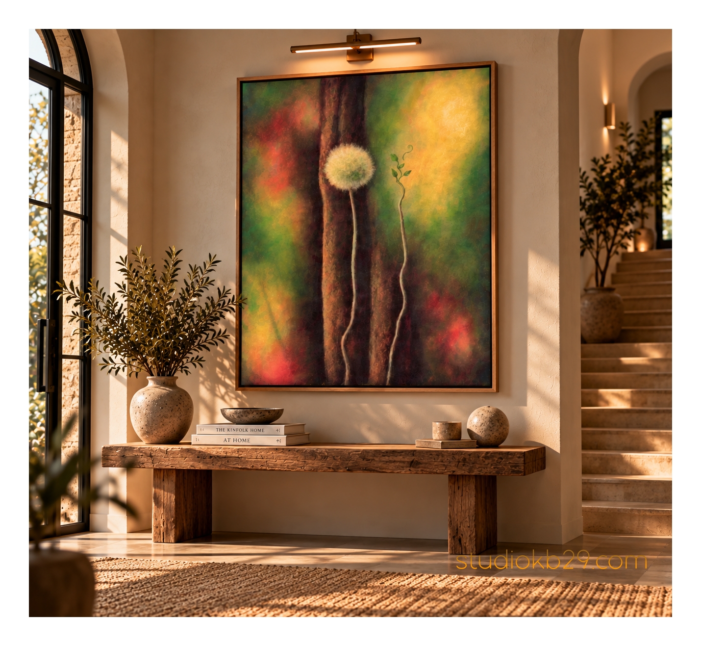 Surreal Abstract Art Print – Whispers of Growth No. 21