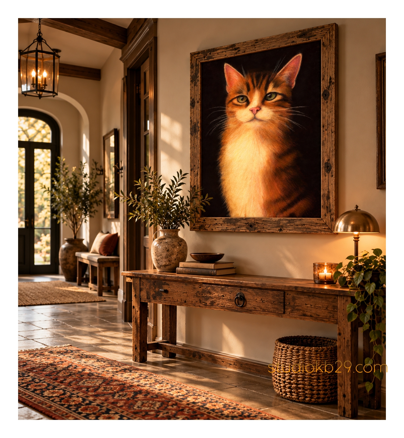 The Amber Sovereign – Character Cat Art Print - Image 5
