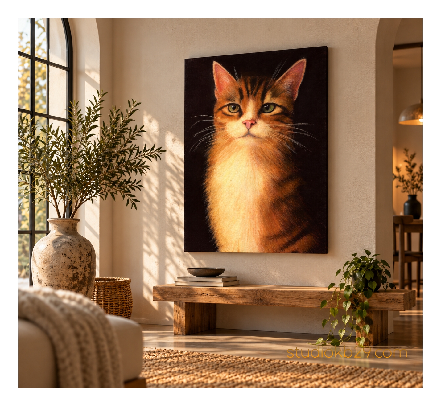 The Amber Sovereign – Character Cat Art Print - Image 6